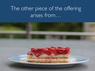 The other piece of the offering
arises from…
 