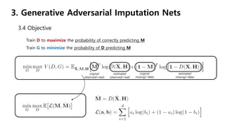 [Paper Review] GAIN: Missing Data Imputation using Generative ...