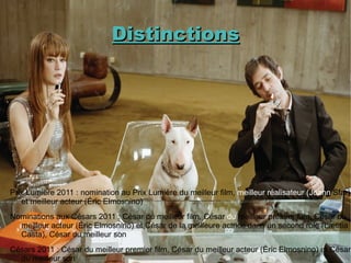 Distinctions




Prix Lumière 2011 : nomination au Prix Lumière du meilleur film, meilleur réalisateur (Joann Sfar)
   et meilleur acteur (Éric Elmosnino)
Nominations aux Césars 2011 : César du meilleur film, César du meilleur premier film, César du
  meilleur acteur (Éric Elmosnino) et César de la meilleure actrice dans un second rôle (Lætitia
  Casta), César du meilleur son
Césars 2011 : César du meilleur premier film, César du meilleur acteur (Éric Elmosnino) et César
  du meilleur son
 