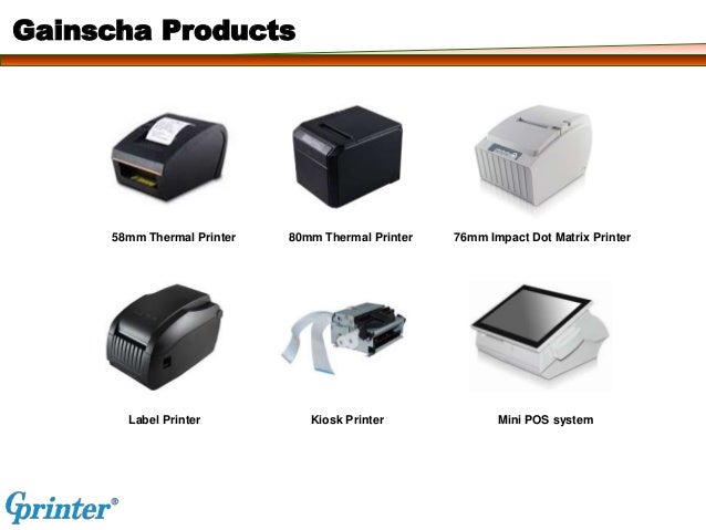 gainscha printer