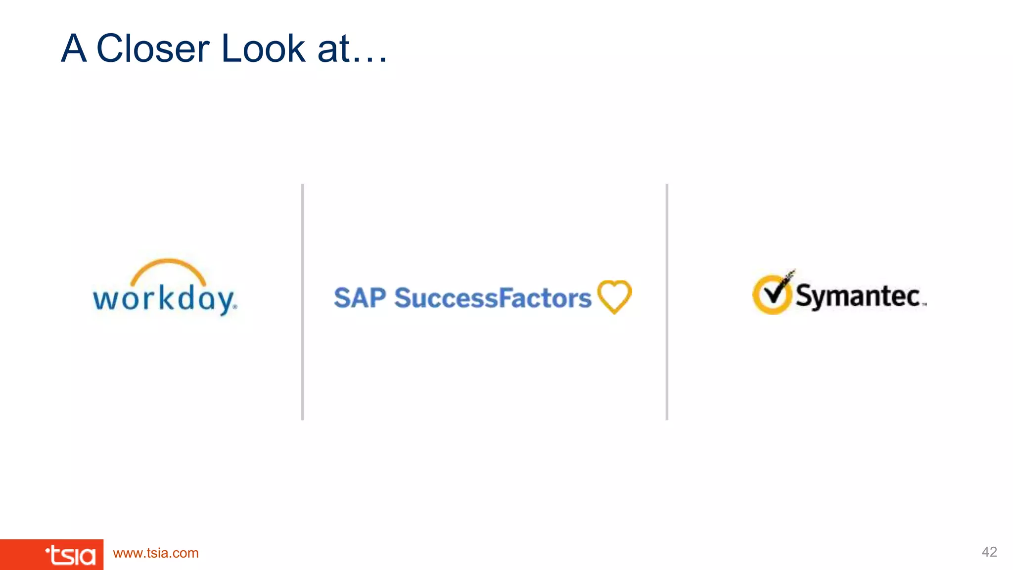 www.tsia.com 42
A Closer Look at…
 