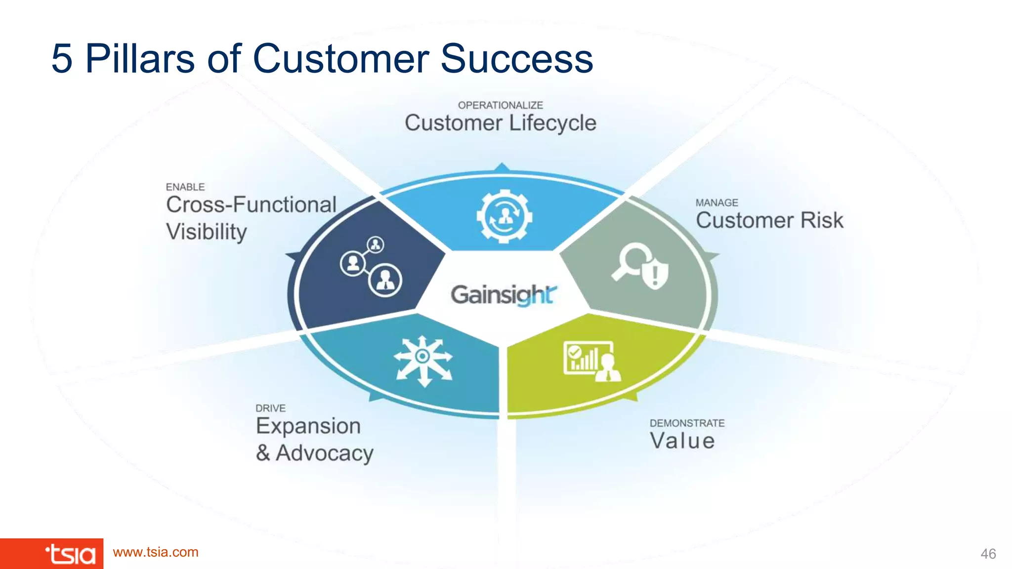 www.tsia.com
5 Pillars of Customer Success
46
 