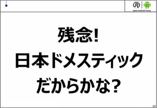 24
残念!
日本ドメスティック
だからかな?
 