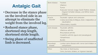 Gait ,gait cycle,phases of gait, different gait patterns. | PPTX