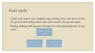 Types of gait (abnormal) .its pattern and cause | PPTX