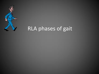 RLA phases of gait
 