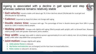Gait in elderly