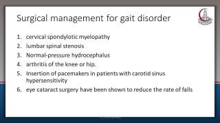 Gait in elderly