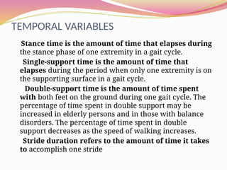 GAIT in Biomechanics along with abnormal gait | PPTX