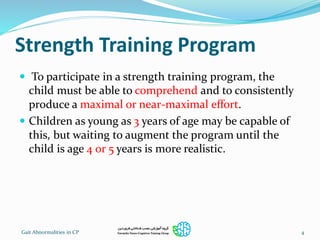 Gait training in children with cp | PDF