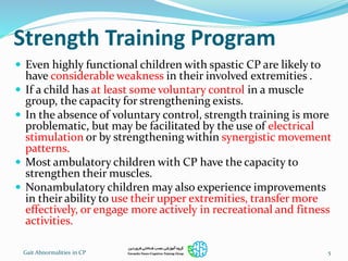 Gait training in children with cp | PDF