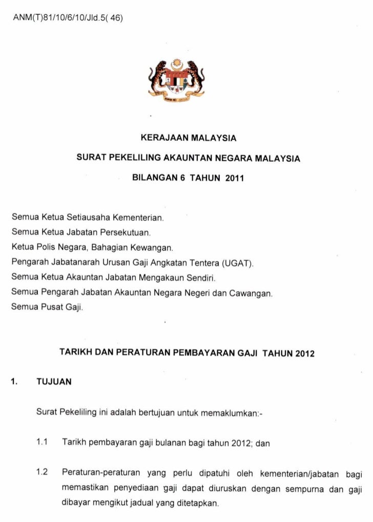 Tarikh Gaji2012