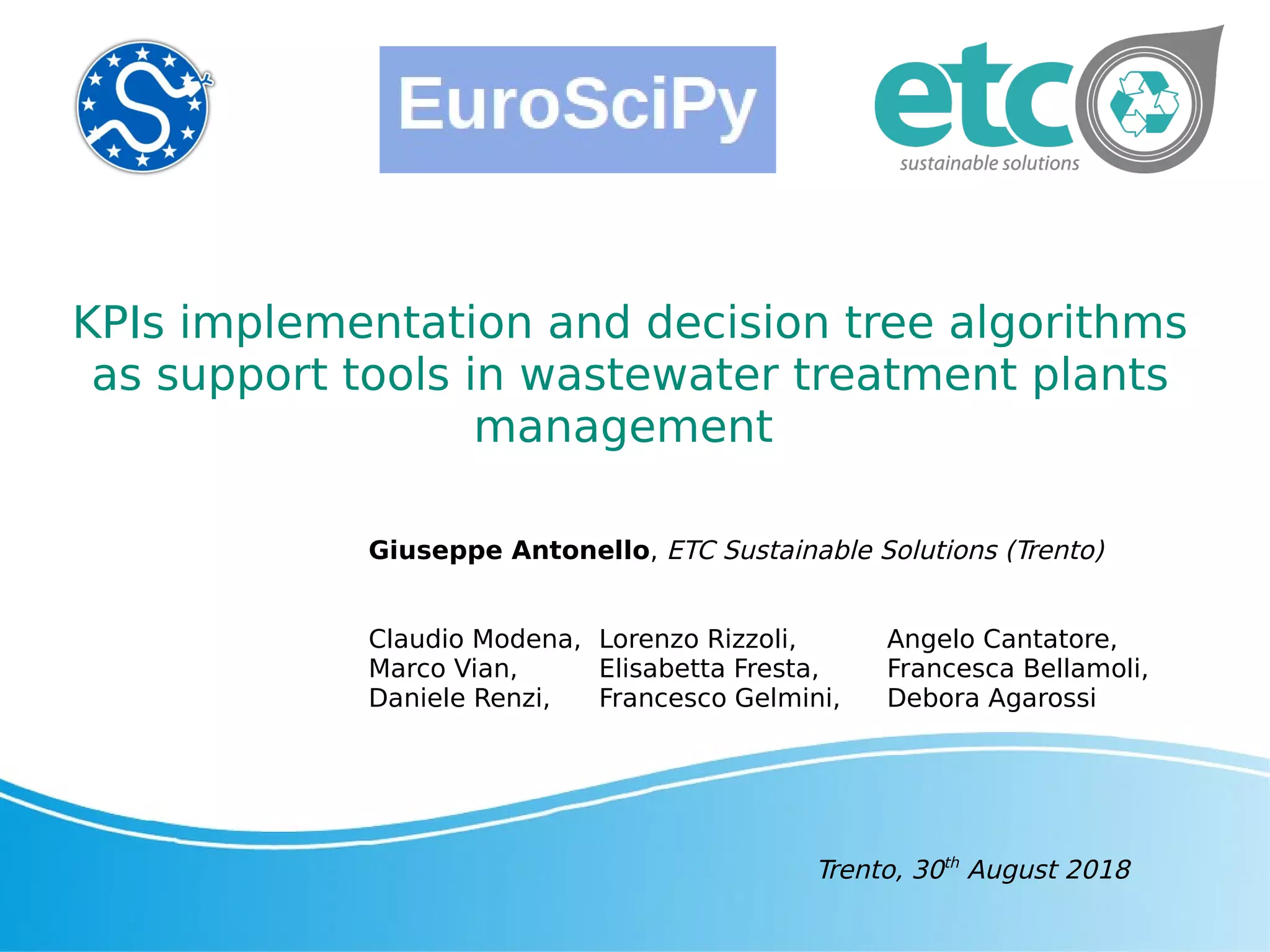 KPIs implementation and decision tree algorithms as support tools in ... image.