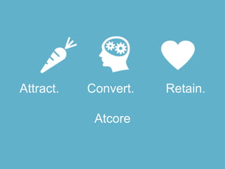 Attract.   Convert.   Retain.

            Atcore
 
