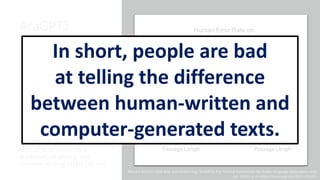 The Future of Authorship: AI Text Generation | PPTX