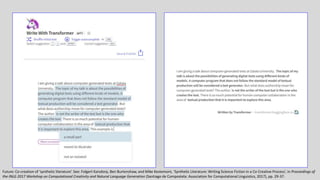 The Future of Authorship: AI Text Generation | PPTX