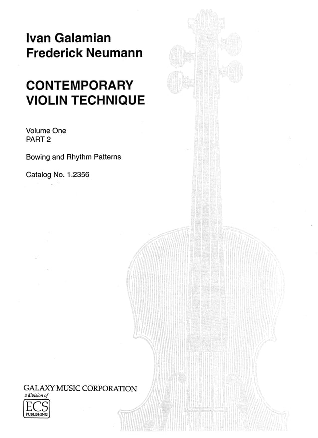 Galamian contemporary violin technique vols 1 e 2 (www.sheetmusic