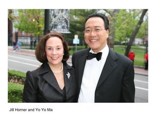 Jill Horner and Yo Yo Ma  