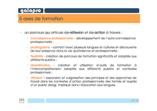 Galapro presentation du Projet
