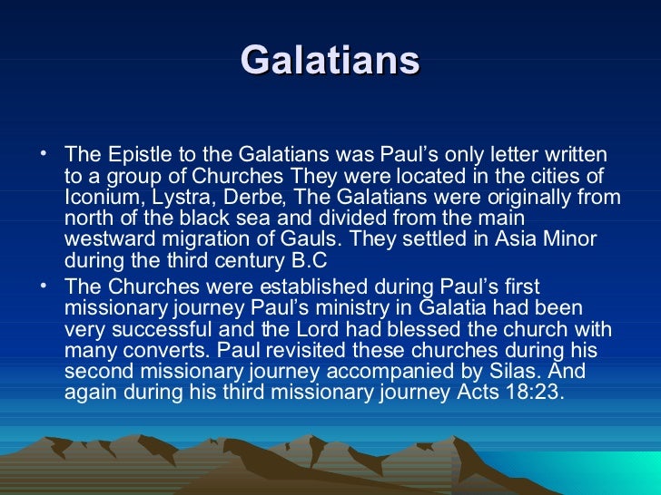 Galatians.Ppt Chapter 1.