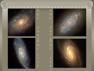NGC  2403 NGC  2976 NGC 2715 NGC  2903 