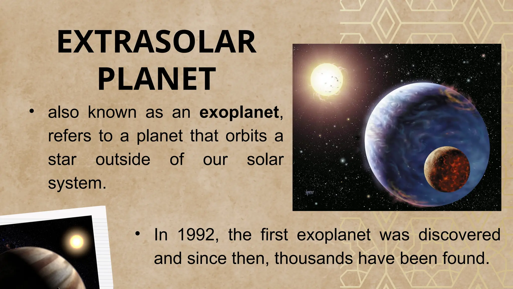 Extrasolar System Object Extrasolaar planet to types of ocean current | PPTX