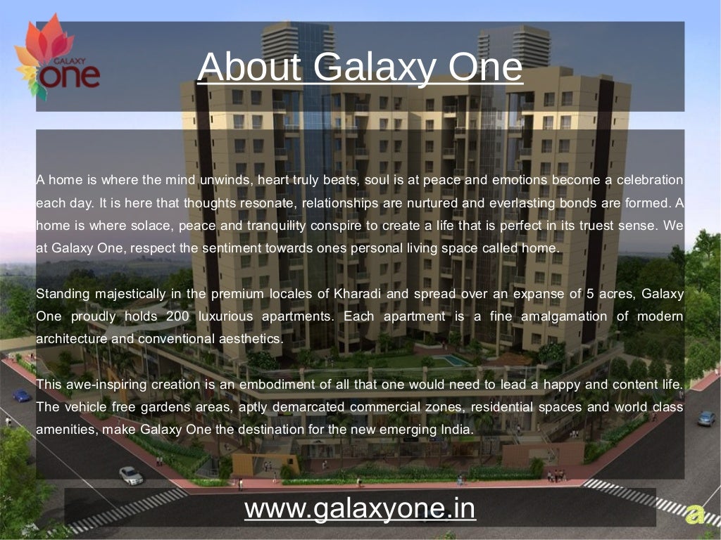 Galaxy One New Residential Projects in Kharadi Pune