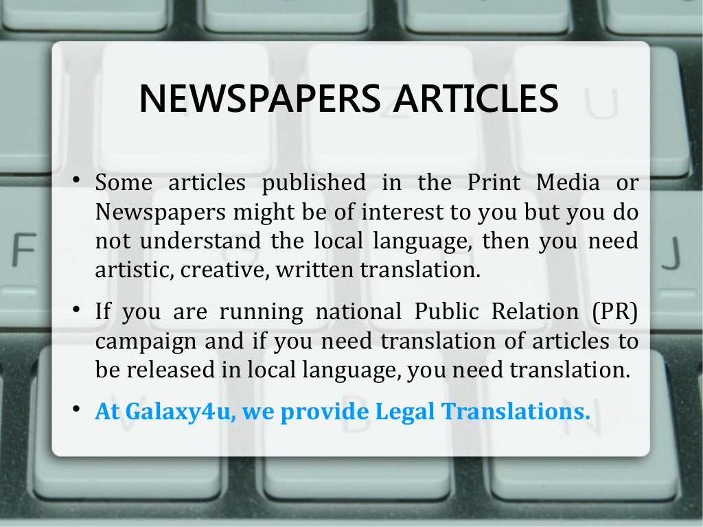 Galaxy4u Legal Translation Agency Pune, India