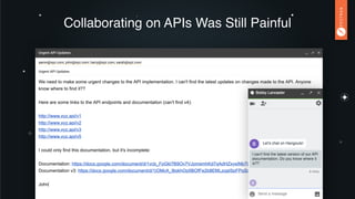 Collaborating on APIs Was Still Painful
 
