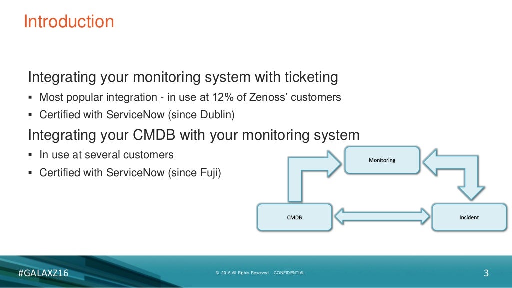 Zenoss & ServiceNow Integration Incident Management & CMDB