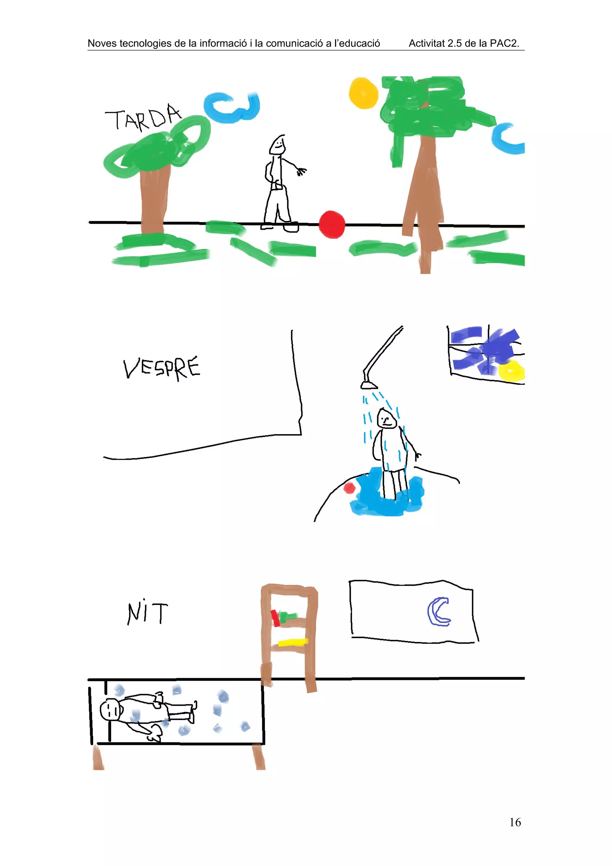 Noves tecnologies de la informació i la comunicació a l’educació   Activitat 2.5 de la PAC2.




                                                                                         16
 