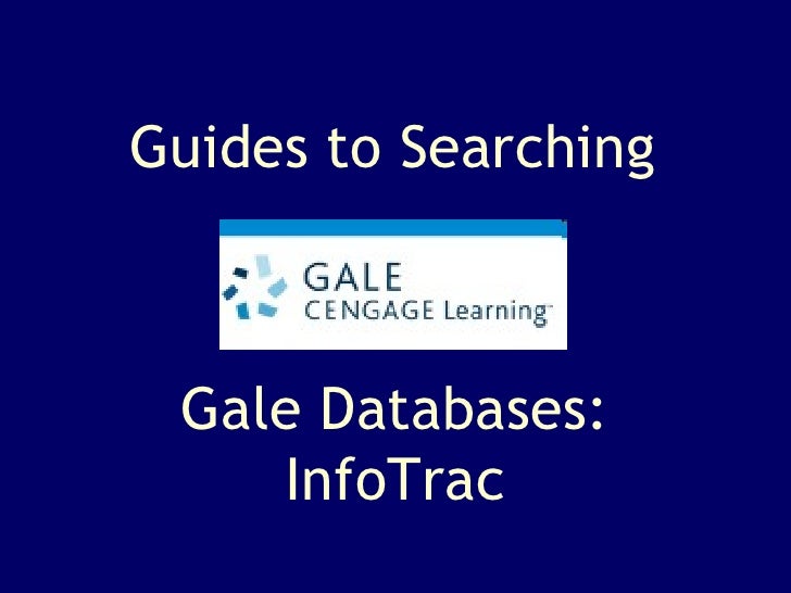 Gale Databases [ENG]
