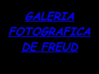 GALERIA FOTOGRAFICA DE FREUD 