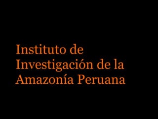 Instituto de Investigación de la Amazonía Peruana 