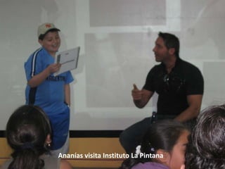 Ananías visita Instituto La Pintana 