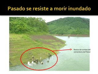 Restos de tumbas del cementerio de Potosí