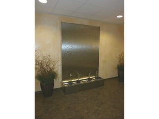 Pictures Waterwall made of stainless steel