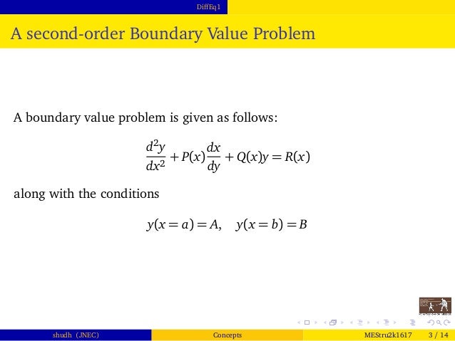 Fem Introduction Solving Ode Bvp Using The Galerkin S Method