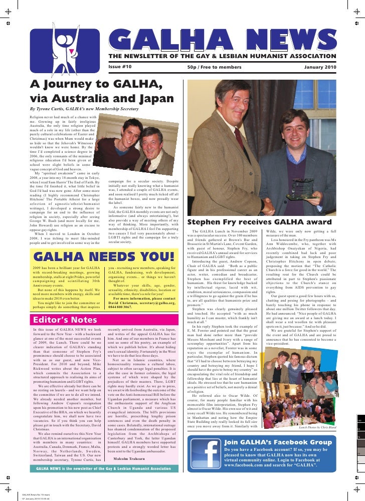 Galha News Jan 2010 - 