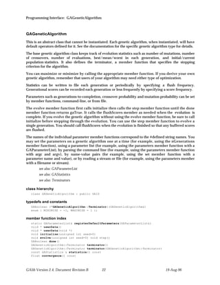 GAlib: A C++ Library of Genetic Algorithm Components | PDF
