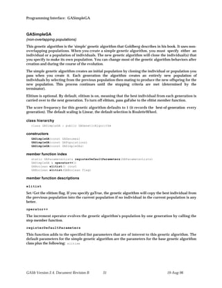 GAlib: A C++ Library of Genetic Algorithm Components | PDF