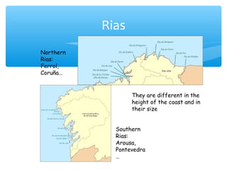 Spanish Rias Galicia and its bodies of water | PPT