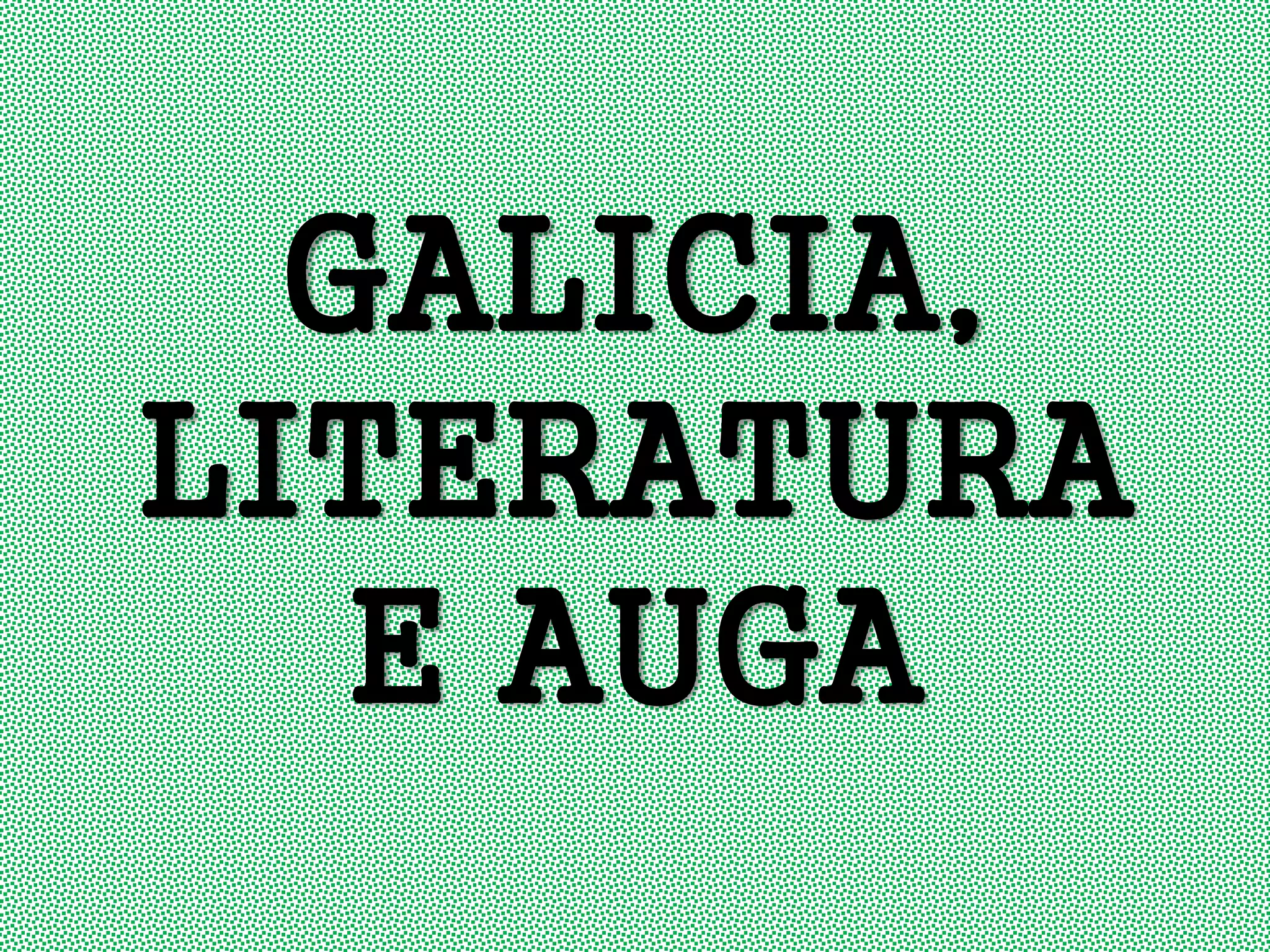 Galicia literatura e auga PPT