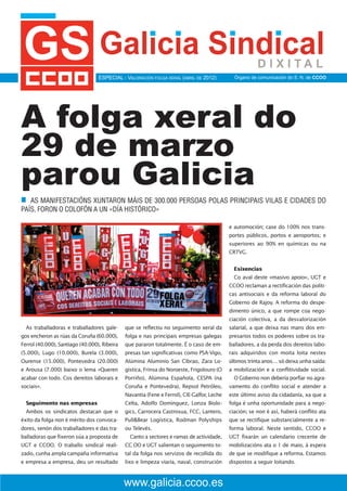Galicia sindical folga xeral