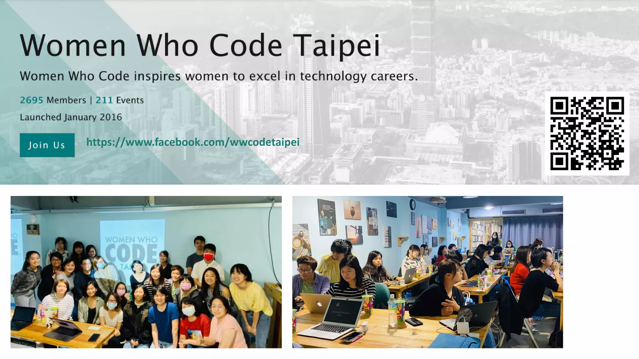 https://www.facebook.com/wwcodetaipei
 