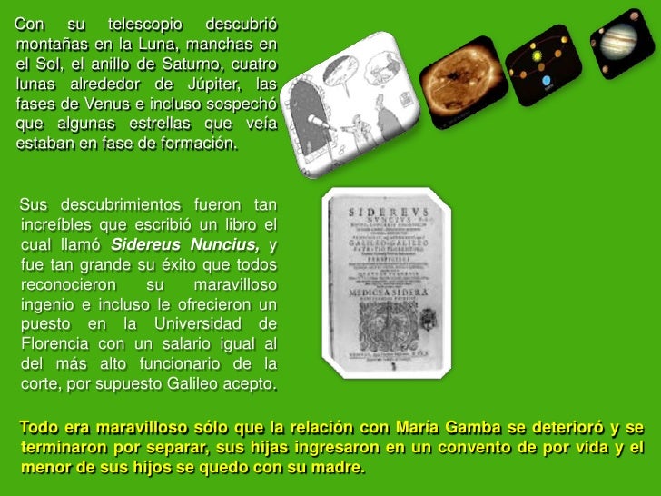 Galileo caida libre de los cuerpos