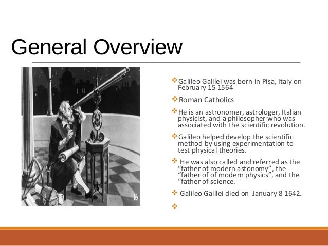 Galileo biography essay