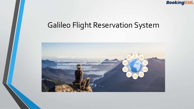 Galileo Flight Reservation System
 