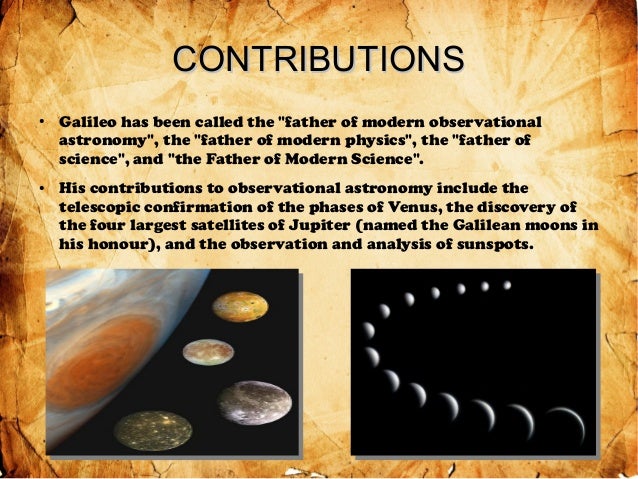 Galileo Accomplishments
