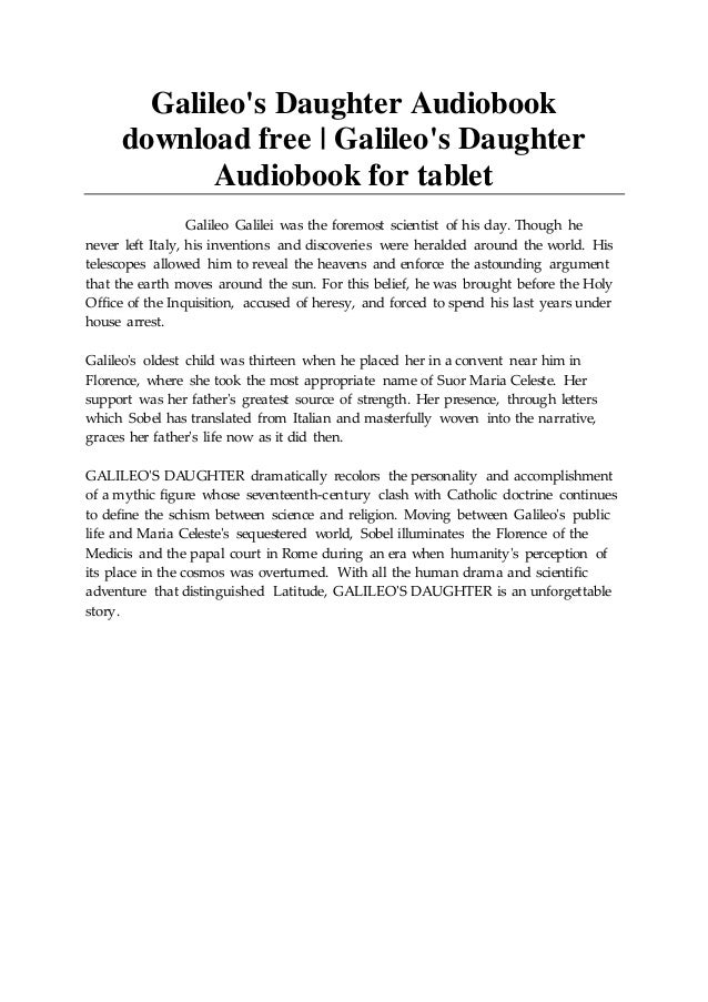Galileo S Daughter Audiobook Download Free Galileo S Daughter Audio